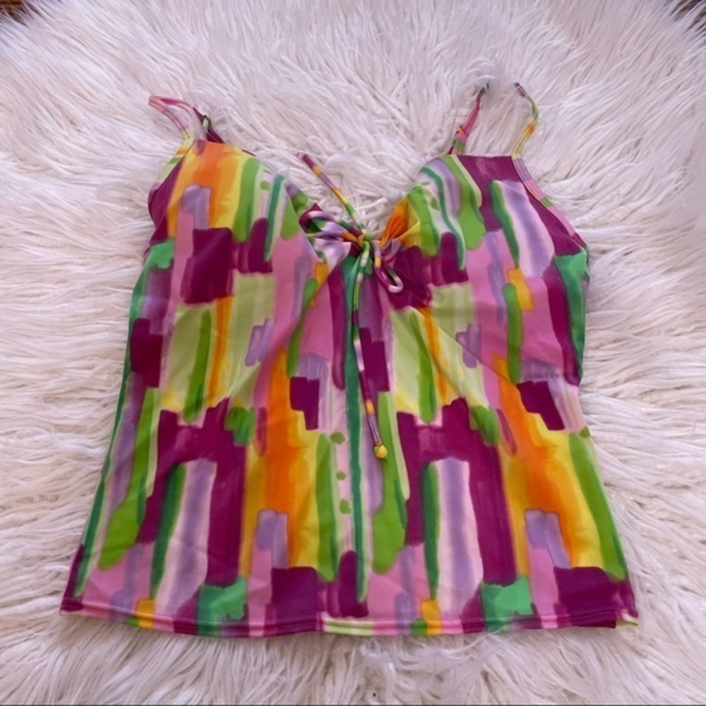 Victoria’s Secret push up tankini swim top size 34D‎